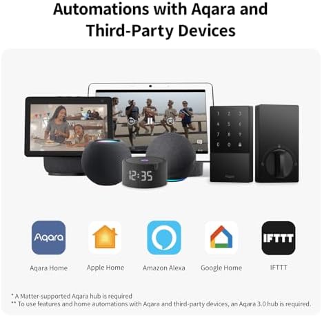 Aqara Smart Lock U50 Apple Home Google Home Compatible
