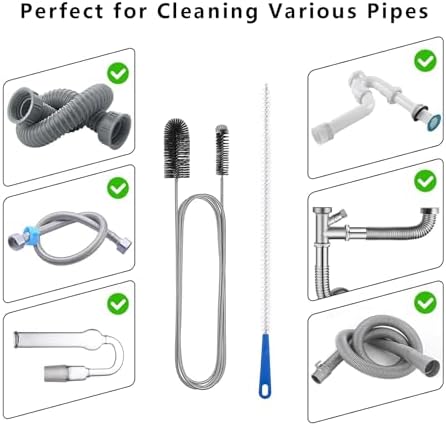 Adove Flexible Extra Long Drain Brush Drain Unblocker Tool