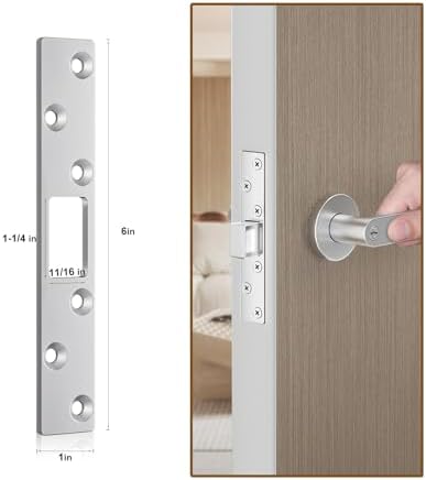 Stainless Steel Door Strike Plate for Home Commercial Use
