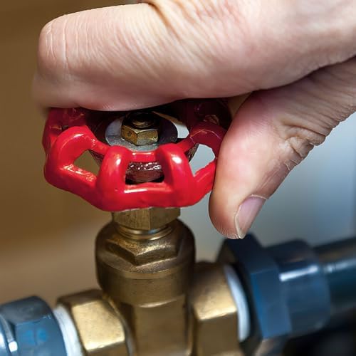 BOKWORE Cast Iron Outdoor Faucet Handle Red 7mm x 7mm replacement Durable and Easy to Use