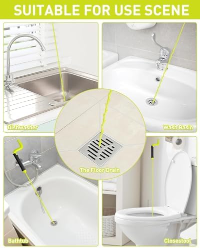 Solicted 30-Inch Drain Auger Set