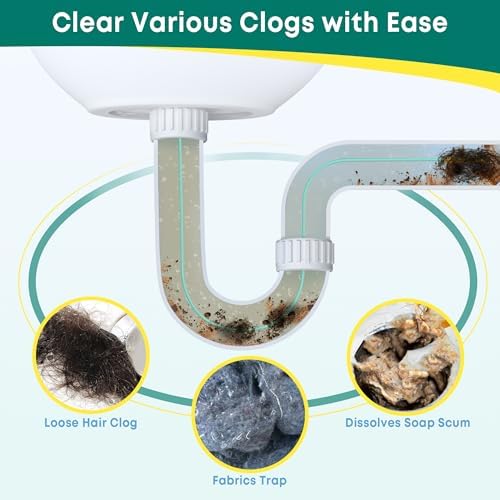 50-Inch Metal Sink Snake Clog Remover Unbreakable and Effective