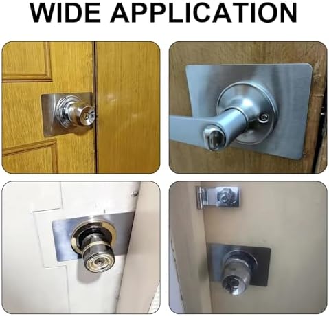 Sturdy Door Lock Repairs Kit 8PCS Adhesive Coverage