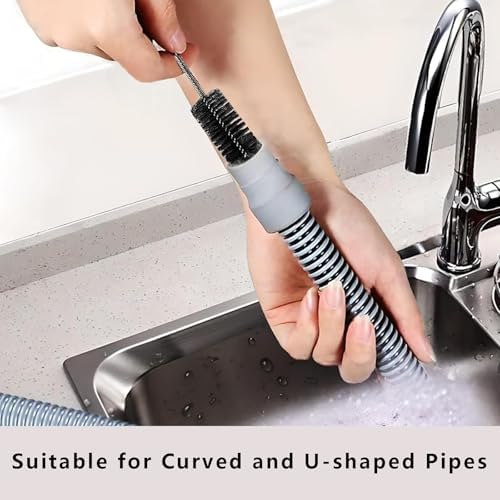 Adove Flexible Extra Long Drain Brush Drain Unblocker Tool
