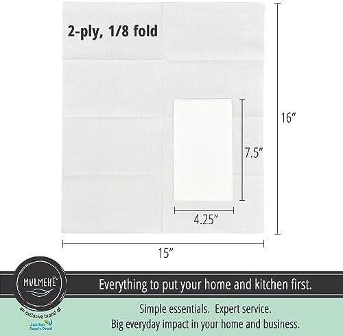 MULMEH Premium 18 Fold Napkins