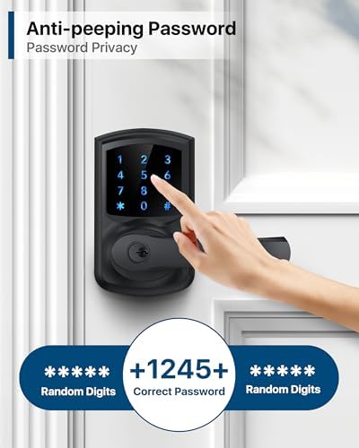Secure Easy Keypad Door Lock with Anti-Peel Security