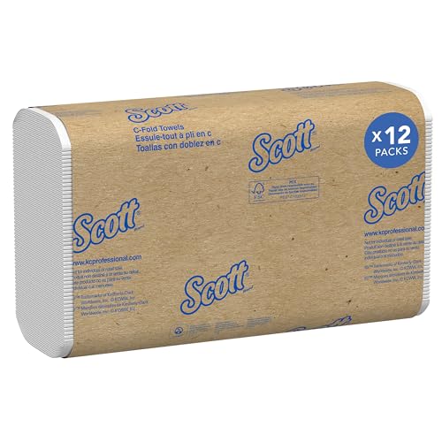 Scott Professional Essential C-Fold Paper Towels 2400 SheetsCase