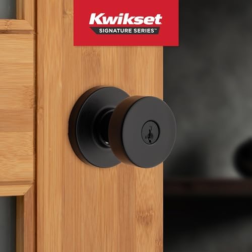 Kwikset Pismo Exterior Door Knob With SmartKey