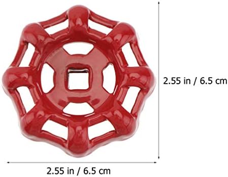 Hemoton Decor 12-Piece Gate Valve Handle Set for Faucets Garden and More