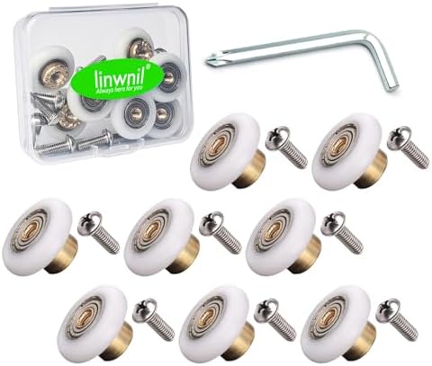 Stylish 8-Pack Copper Core Showers Smooth Install Quiet Movement Durable Rust-Proof