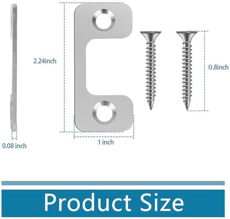 Fawnovey Adjustable Strike Plate for Exterior Doors