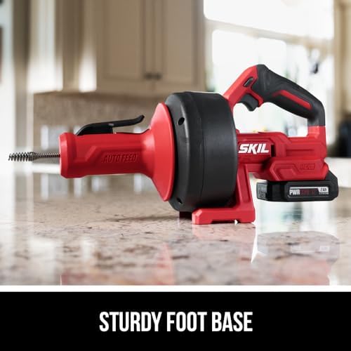SKIL Power Snake - cordless 20V drain cleaner for plumbers