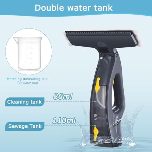 3-in-1 Window Vacuum Cleaner with Spray and Squeegee for Cars Windows and Showers