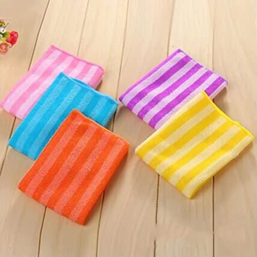 Gooddyiyukey5-Pack Microfiber Cleaning Cloths 118x118 inches Durable Lint-Free Kitchen Cleaning Rags