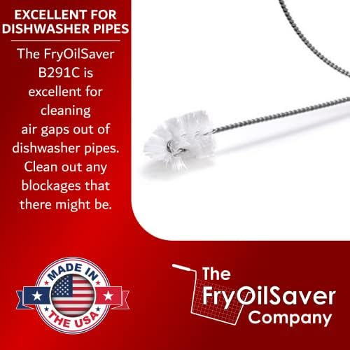 48 Flexible Dishwasher Cleaning Brush for Blocked Pipes