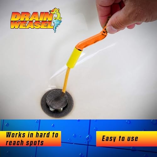 FlexiSnake Drain Weasel Hair Clog Remover Tool Kit