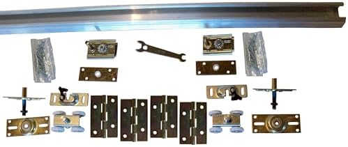 2-Door Bifold Door Track System for Home Commercial Use