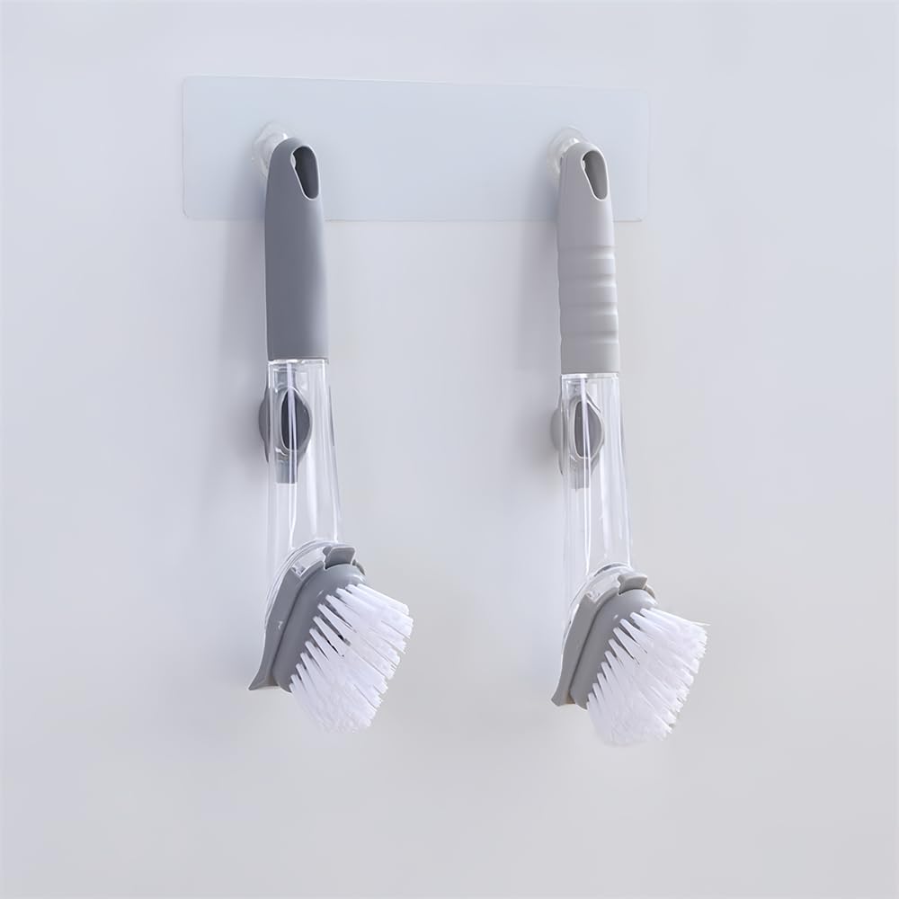Xicennego Dish Wand Set No-Scratch Cleaning Brush with Soap Dispenser and Replacement Heads