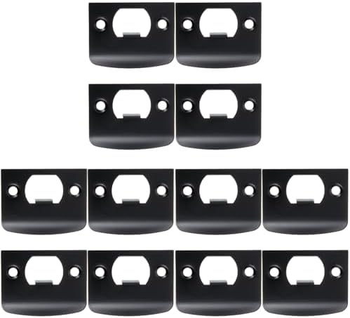 Stainless Steel Deadbolt Strike Plate Kit