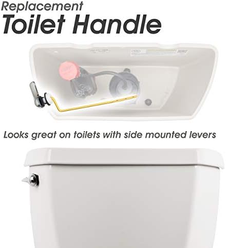 Blush Chrome Flush Lever