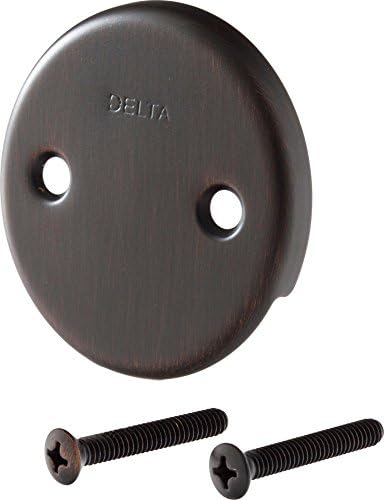 Delta Faucet RP31556RB Overflow Plate and Screws for Smooth Flow