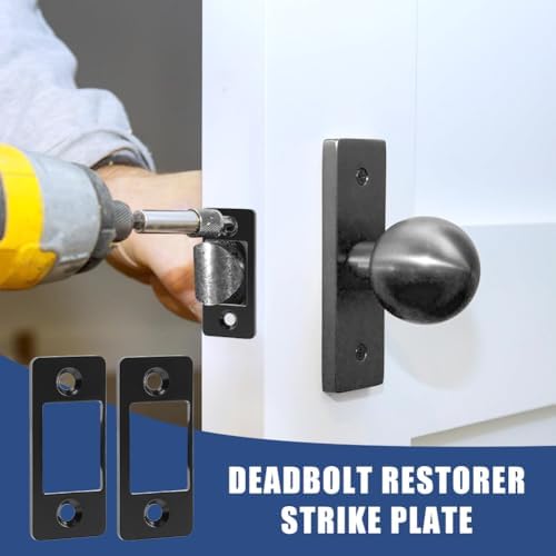 Stainless Steel 2-Pack Deadbolt Restaters