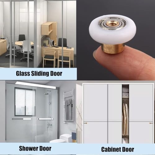 Stylish 8-Pack Copper Core Showers Smooth Install Quiet Movement Durable Rust-Proof