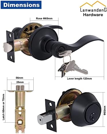Sturdy Style Entry Door Lockset by Lanwandeng