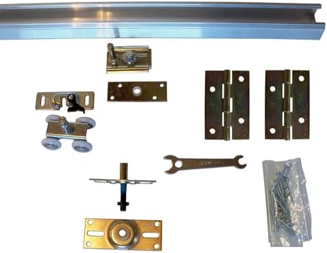 2-Door Bifold Door Track System for Home Commercial Use