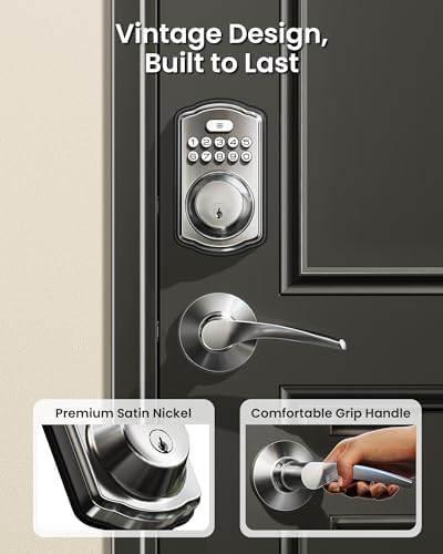 Vogue Deadbolt Set with 2 Lever Handles