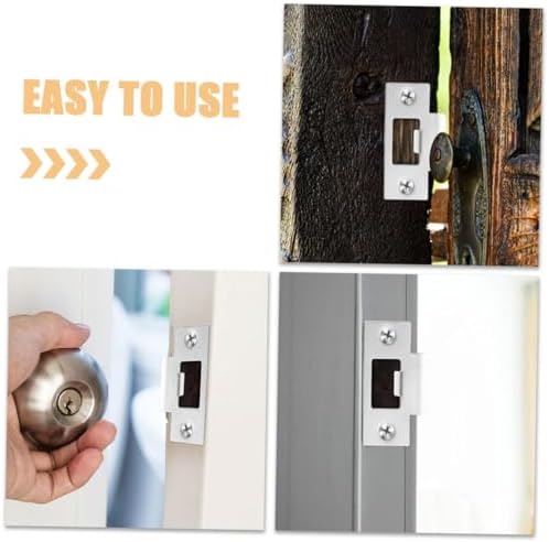 BUTIFULSIC Stainless Steel Door Reinforcement Kit with Sizes 1-58in for Room Garage Locks