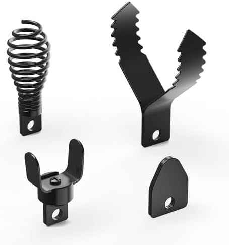 4-Piece Drain Snake Drill Attachment for Clog Relief