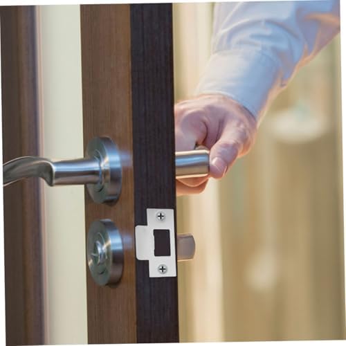 6-Piece Stainless Steel Door Strike Plate Set