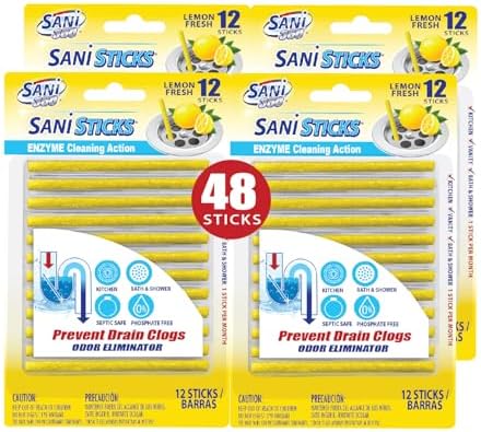Sn 360 Eliminate Drains Eliminate Odors 48 Count Lemon Scents