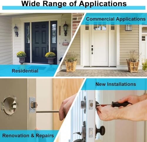 Adjustable Strike Plate with Stainless Steel Security for Home Doors