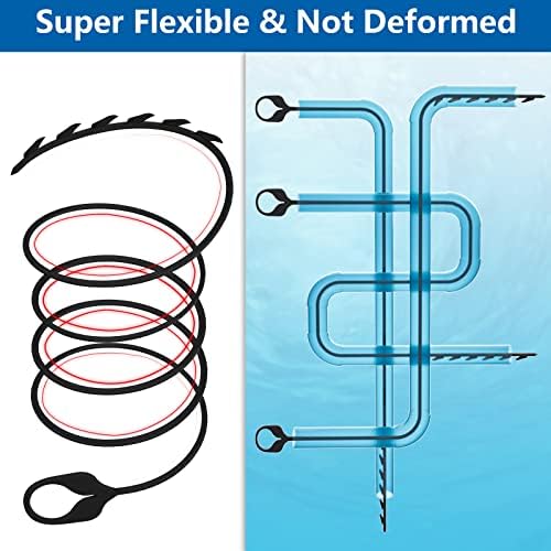 Drain Soon 30-Inch Drain Snake Hair Clog Remover Pack of 5