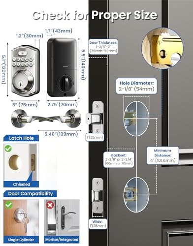 Vogue Deadbolt Set with 2 Lever Handles