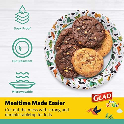 Glad for Kids Dinosaur Plates