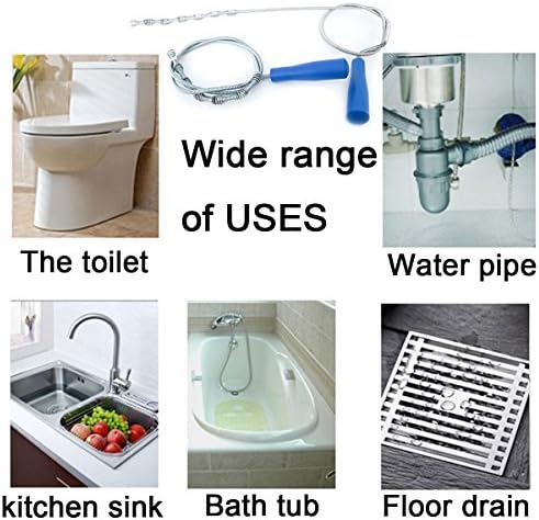 Efficient 6-Piece Drains Sewer Cleaner Set for Clogs