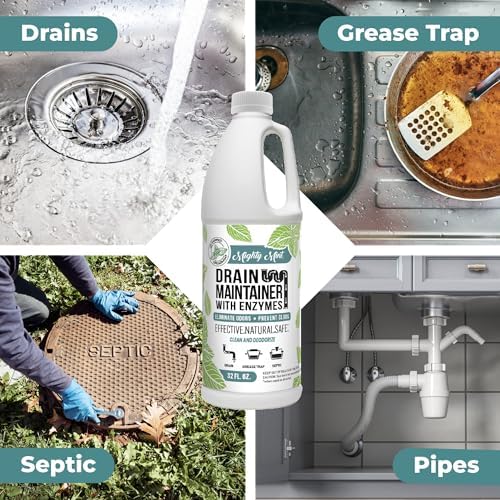Mighty Mint Drain Maintainer 32oz Powerful Probiotic Drain Cleaner