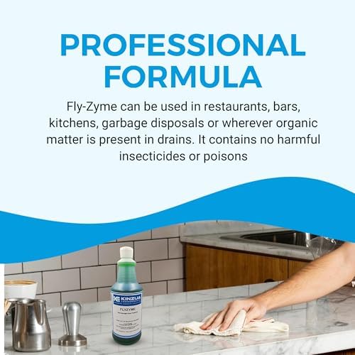 Pure Natural Drain Cleaner by Kinzua Environmental Eliminate Fruit Flies Degrade Organic Waste