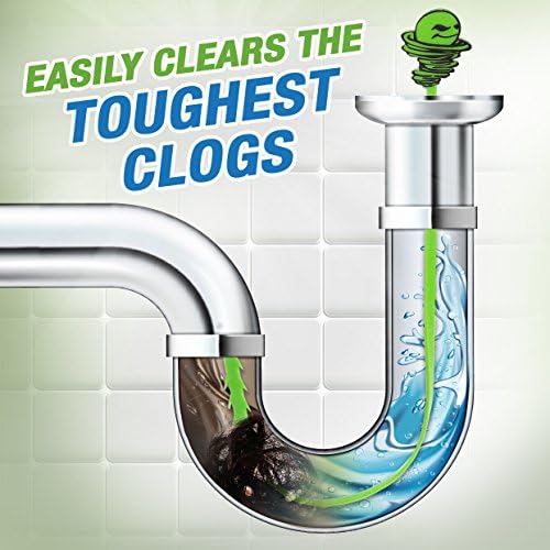 Quick-acting drain cleaner tool for hair buildup and clogs
