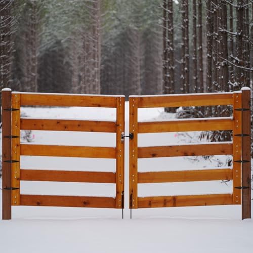 UExcel 4Pc Heavy-Duty Strap Hinges for Sheds Barns more