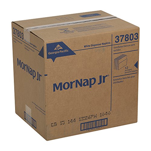 Dixie Full-Fold 1-Ply Dispenser Paper Napkin Refills By Georgia-Pacific White 7200 Count