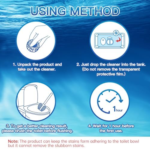 Efficient Toilet Bowl Cleaner 12-Pack