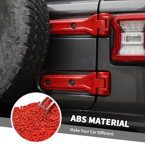 Jimen Fit JL Unlimited 4 Door Hinge Set for Jeep