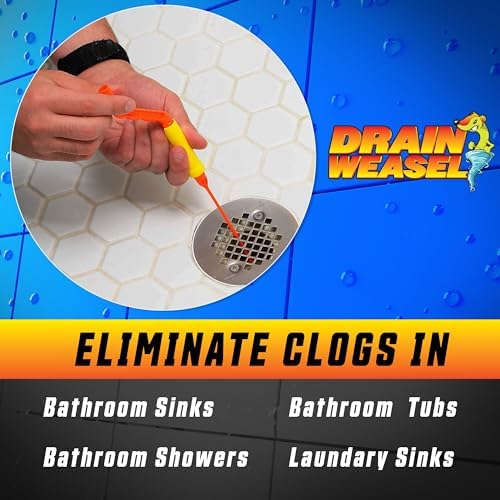 FlexiSnake 10-Pack Design Set Smooth Drain Cleaning Tool for Home Use