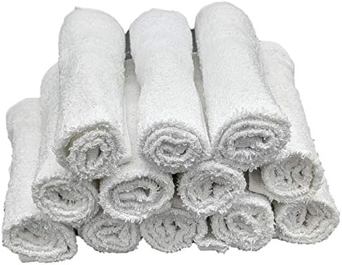 Eco-Friendly 24-Pack 12x12 Reusable Washcloths