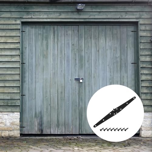 UExcel 4Pc Heavy-Duty Strap Hinges for Sheds Barns more