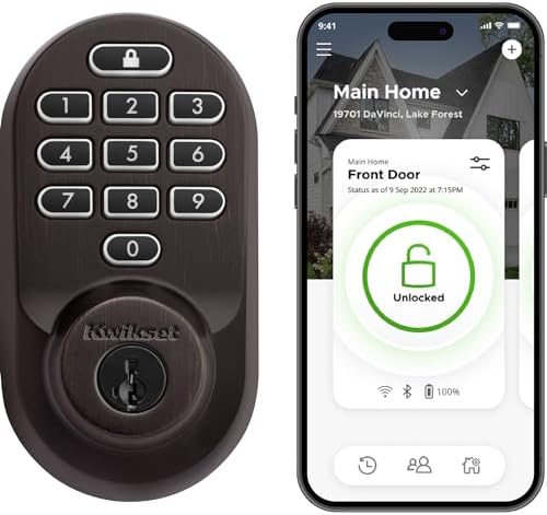 Smart Lock with Wi-Fi Keyless Entry Geofence